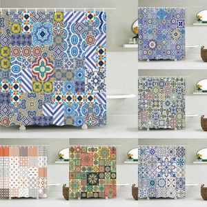 Shower Curtains Bohemian 3d Bathroom Boho Waterproof Fabric With 12 Hooks Home Decor Washable Bath Screen