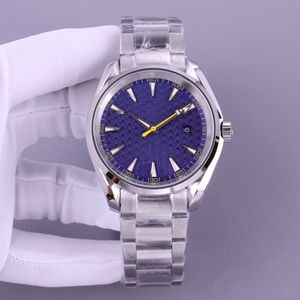 워치맨 고품질 시계 자동 기계식 이동 시계 41mm Hardlex Crystral 316L 스테인리스 스틸 스트립 및 케이스 Montre De Luxe Calendar Watch