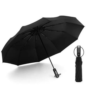 Travel Umbrella Windproof Auto Open & Close Collapsible Folding Small Compact 10 & 8 RIBS Backpack Car travel Essentials Purse Umbrellas for Rain