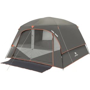 Zelte für Camping 3456 Person Zelt wasserdicht Easy Setup Rucksack mit Bodenmatten Familie Outdoor Wanderung 240416