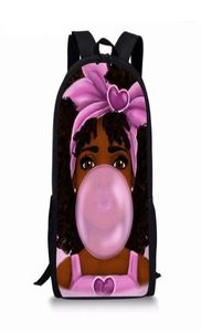 Backpack African Kid School For Children Art Black Girls Cute Printed Students Polyester Book Bag Teenager Boys5768885