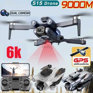 Drohnen S1s bürstenloser Drohne 4K Professional 8K HD -Kamera 5G WiFi FPV Hindernismeidung Luftfotografie Falten Sie Quadcopter RC Dron 24416