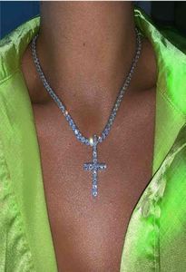 Religious punk ribbon Diamond Necklace DIY diamond chain by02249638247