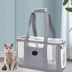 Кошачьи перевозчики Pet Bag Portable Dog Carrier Kitten Puppy Travel Sacks дышащая сетка исходящая сумочка для маленьких кошек собак