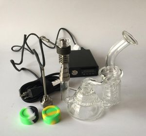 Nyaste E Digital Nail Kit Digital Essential Oil Vaporizer innehåller uppgradering 6 i1 Tiqtz nagelvärmare spolar PID -låda med DAB RIGS5340609