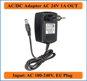 24V 1A EU Plug AC DC Adapter AC 110V 220V Converter DC 24V Server Power Supply Charger for LED Strip Light CCTV for ADSL Cats5859474