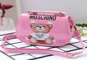 Kids Designer Handbags Print Designer Mini Purse Shoulder Bags Baby Teenager Children Girls PU Messenger Gold Chain Bags Christmas6980615