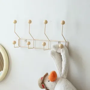 Ganci a parete vintage gancio in stile coreano per cappellini in metallo portavalliere organizzatore all'uncinetto casa per bambini decorazione per bambini decorazione per la scuola materna