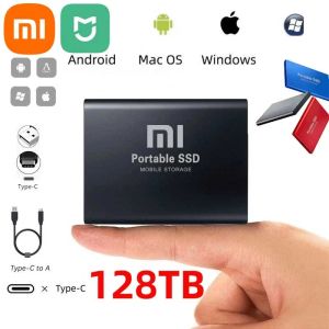 Produtos Xiaomi Mijia Novo portátil 4TB 16TB DISCO RUSTO EXTERNO TIPEC USB 3.0 Alta velocidade 8 TB DISCOS HUSTOS DE ARMAZENO DO