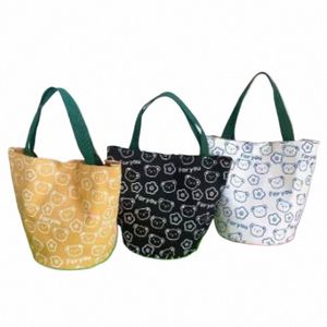 new style canvas for students working, lunch bag, cute outing lunch box bag for office workers X1Q4#