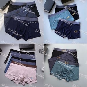 Mans Underwear Designer Underpants Shorts Ice Silk Underwear Brand Letter Printed Boxers