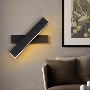 Lampada a muro 7W 12W LED Creative LED semplice Simple moderno Moderno camera da letto corridoio angolazione regolabile