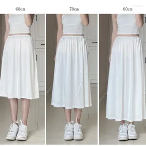 Women's Sleepwear Hanfu Underskirt Anti Glare Lined With Qipao Inner Lining Horse Face Bottom Half Skirt White Under Dress Long Petticoat