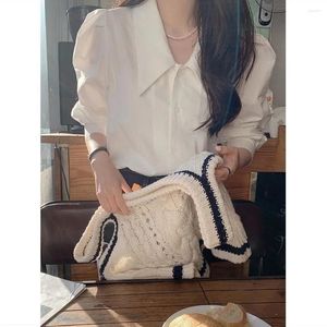 Women's Blouses Shirt Design Sleeve Vintage Clothes For Women Tops Shirts