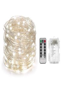 110m LED -sträng Fairy Lights Battery Driven Remote Control Outdoor Decor IP65 Personlig jul LED -strängbelysning2632919