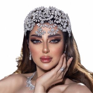 topqueen Bridal Headband Wedding Tiara Handmade Woman Hair Ornaments Jewelry Bride Hair Accories Rhineste Headdr HP430 K3vj#