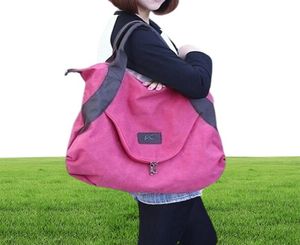 2021 Brand Large Pocket Casual Tote Womens Handväskor axelhandväskor duk kapacitetspåsar för kvinnor messenger väskor kvinnor väska2465641