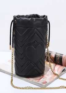 Mobile phone bags Credit Card Holder Bucket bag Medium size women Cross Body wallet Genuine Leather purse3075089