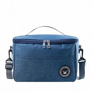 Портативный обеденный пакет теплоизолированный ланч -коробку Tote Cooler Sudback Водонепроницаемый рюкзак Bento Company Company Sacks B1yq#