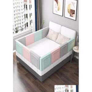 CAMPO RANAGEM DE CAMA 28 cm de altura para o pára -choques de berço de bebê Anticolisão ajustável Children039s Fence Geral Soft Gate86666666666 Drop Delivery K otigv