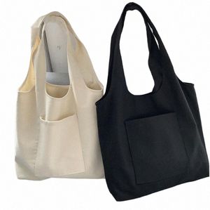 donna per le spalle acquisti da donna donna riutilizzabile eco piegabile per la borsa del supermercato Street style Student Storage Bags V1H0##