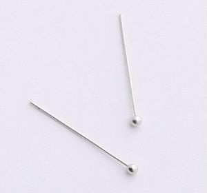 1000pcslot Ball Head Pins silver Gold Jewelry Beads DIY Accessories For Jewelry Making 50mm7244477