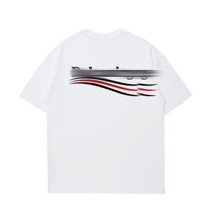 Summer T koszule dla mężczyzn Tops Letter Drukuj Designer T Shirt Mens Women Ubranie Czarne białe koszulki Polos Rozmiar S-4xl wydrukowany z krótkimi rękawami Hot Sprzedawanie BB