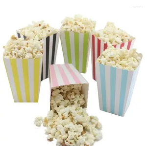 Confezione regalo all'ingrosso mini party paper scatole popcorn caramelle/sanck favore borse per matrimoni.