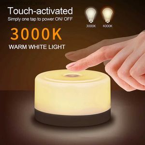 Lamps Shades Night Light Led Wireless USB Charging Portable Long Life Light Baby Nursery Feeding Rechargeable Childrens Mini Bed Q240416