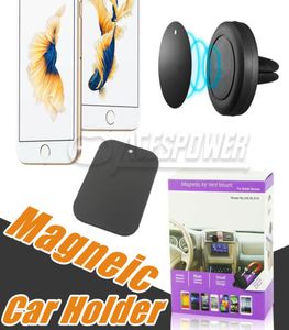 Универсальный держатель телефона для магнита для крепления автомобиля для iPhone x 8 Plus Samsung Galaxy S10 Note10 Один шаг -монтажный магнитный магнитный DR6348252