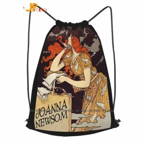 Joanna Newsom Ji Mitchell Kate Bush Vti Bunyan Fleet Foxes Plecak Plecak gimnastyczka torba sportowa R393#