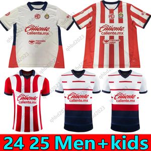 23/24 25 S-4XL Chivas de Guadalajara Soccer Jerseys I. BRIZUELA 2023 2024 LIGA MX A. VEGA J. SANCHEZ S. FLORES football shirt t F. BELTRAN GONZALEZ G. OROZCO men kids kits sets