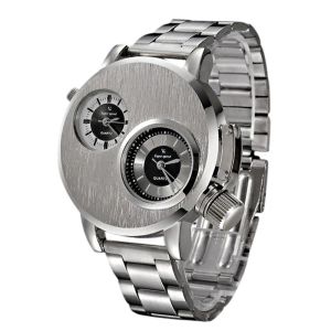 Watches Yeni Mens Quartz Watches 2023 Orijinal Paslanmaz Çelik Kemer Bilekleri Erkekler İçin Sier Business Erkekler Saatleri Relogio Maskulino
