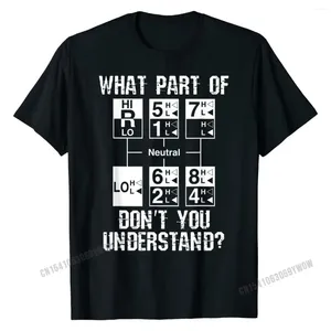 Men's Suits A1631 Driver Gift 18 Speed What Don't You Understand T-Shirt Personalized On Sale Men Tops Cotton