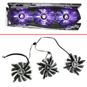 Pads 3pcs 4pin 85mm diy gaa8s2u fã de resfriamento rtx3060 ti rx6700xt gpu ventilador para yeston geforce rtx 3060 rtx 3060 ti de vídeo fã de placa de vídeo