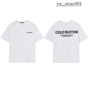 Cole Buxton Yüksek Kaliteli Tasarımcı Erkek Tişört Yaz Gevşek Cole Buxton T Shirt Erkek Kadınlar Lüks Modaya Modeli Klasik Slogan Baskı Üst Tee Cole Tag 7322