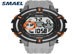 Orologi sportivi militari smael cool orologi uomini grandi quadrante shock reljes hombre casual led clock1616 orologi da polso digitale impermeabile2428558