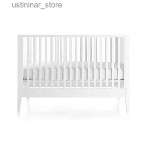 Baby Cribs Factory Direct Wholesale Customizable Luxury Function Free Design Nyfödd Baby trägsäng för barnsäng Crib L416