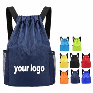 sport Bag Custom Logo Drawstring Bag Company Gift Oxford Cloth Waterproof Persalized Schoolbag Student Gift y0sW#