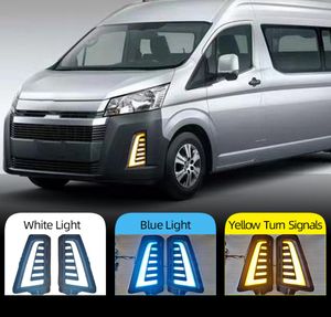 2PCS LED Hiace 2019 2020 12V CAR LED DAYTIME RANIGHT LANIGHTYWHELY TURN SIGNAL5301137のLED DRLフォグランプ