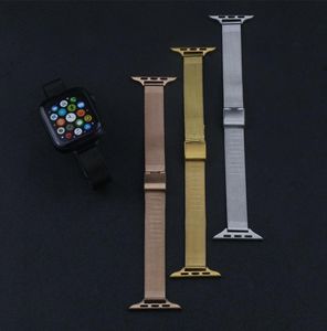 Watch Bands High Quality Slim Stainless Steel Mesh Band For Smart Watches Milanese Strap 3840 4244 Mm6856000