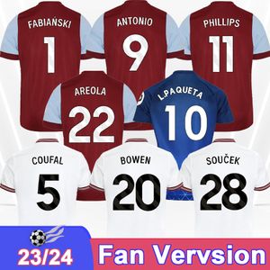 23 24 Antonio Phillips Mens Camisas de futebol BOWEN JOHNSON ZOUMA WARD-PROWSE MAVROPANOS ASHEOLA HOM