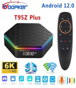 TOP BOX WOOPKER T95Z PLUS SMART TV Android 12 4G 64GB Allwinner H618 Çift WiFi 1080p BT 6K Medya Oyuncu 2211091223375
