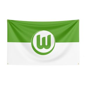 3x5 VFL Wolfsburg Flag Polyester Printed Racing Sport Banner for Decor Ft Decorflag Decoration 240407