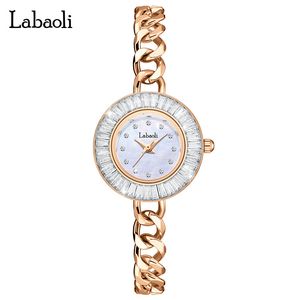 Womens Watch Fashion Высококачественные изысканные компактные винтажные браслетные часы