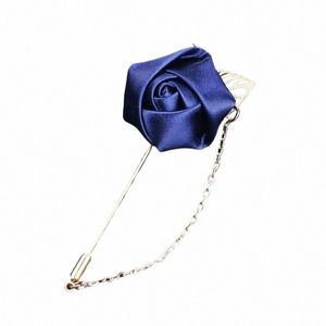 Meldel Boutnire Wedding Corsage Pin frs jedwabne róże złote liście boutnire men mariage ślubne staniki i boutnieres o2pq#