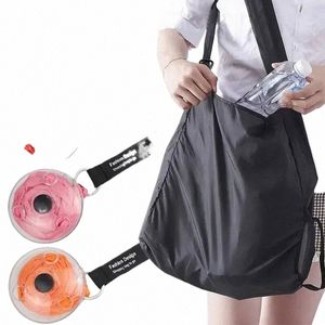 home Foldable Retractable Supermarket Shop Storage Bag Envirmentally Friendly and Reusable Pouch Ultra-compact Portable g2uT#