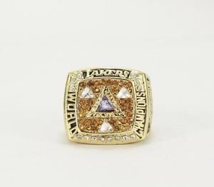 Holida de alta qualidade de alta qualidade Novo Super Bowl Lakers 2002 Ring Men Rings1053196