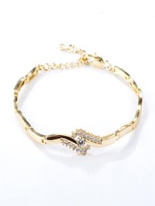 Vintage Fashion Summer Beach Tornânia Bracelet Infinity Foot Jóias 18K Cadeia de corrente de ouro amarelo -White Tornilhas de pés para Women7588971