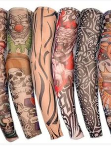 Ärmelmänner und Frauen Nylon Temporäre Tatto Armstrümpfe teplepeeves gefälschte Tattoo -Ärmeln